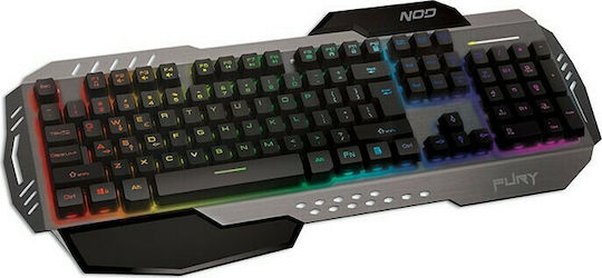 NOD Fury Gaming Tastatur mit RGB-Beleuchtung (Englisch US)