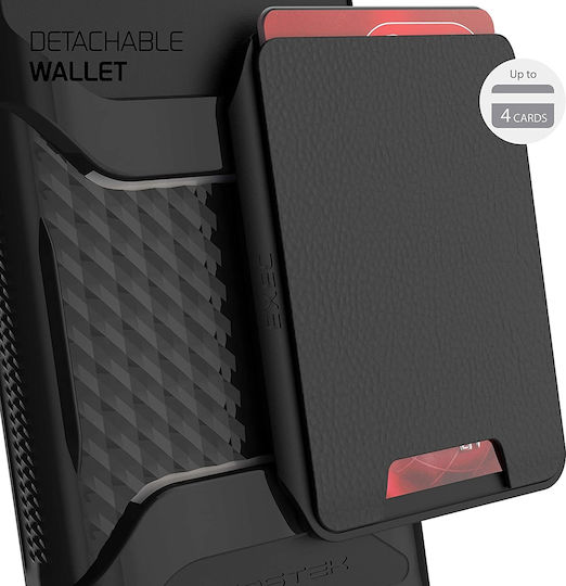 Ghostek Exec 4 Back Cover Plastic cu Suport pentru Carduri Negru (Galaxy Note 20)