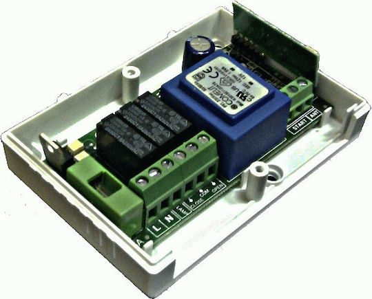 Autotech Garage Door Control Panel Single-Phase (220V) Πίνακας Ελέγχου για Μικρά Οικιακά Ρολά