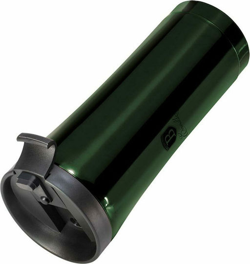 Berlinger Haus Steel Coffee Mug BH-6411 Glass Thermos Stainless Steel 500ml Green with Mouthpiece