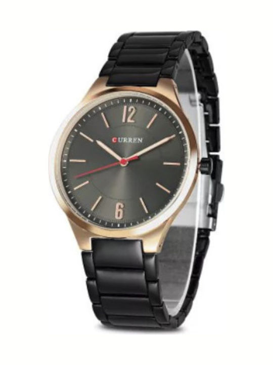 Curren 8280 Ρολόι Μπαταρίας με Μεταλλικό Μπρασελέ