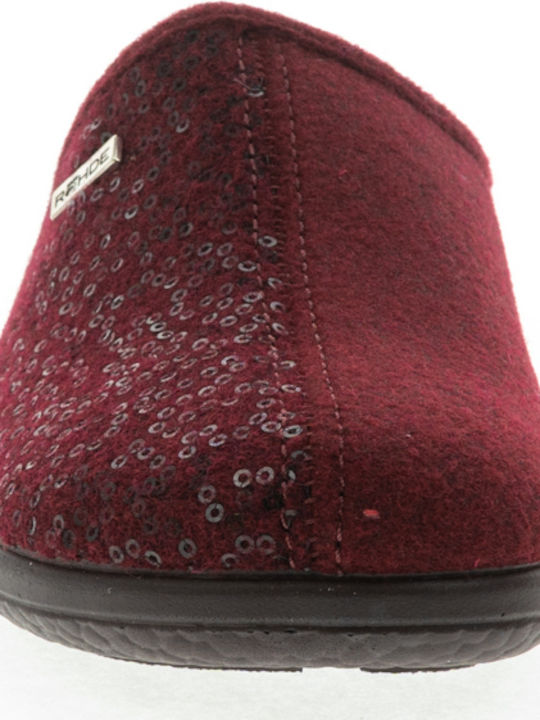 Anatomical Women's Slippers Burgundy