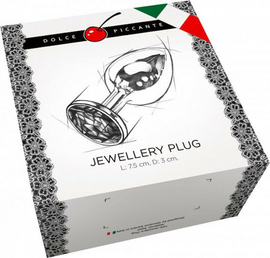 Dolce Piccante Buttplug Jewellery Анална тапа Small Оранжева 4см