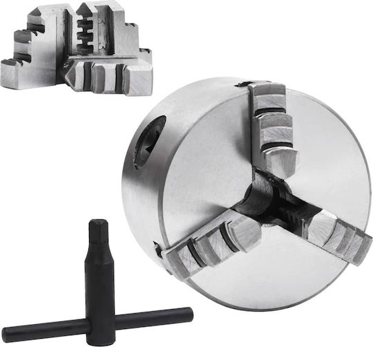 vidaXL 146704 Coupler 3 Jaws with Concentric Clamping Lathe 80