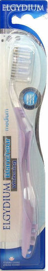 Elgydium Whitening Manual Toothbrush Medium Purple 1pcs