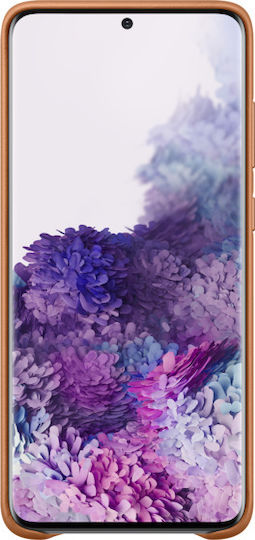 Samsung Back Cover Δερμάτινο Καφέ (Galaxy S20+)