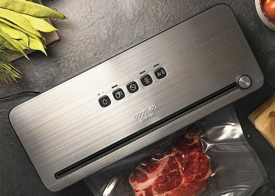 Cecotec Vacuum Sealers External with Maximum Sealing Length 310mm Automatic SealVac 140 SteelCut