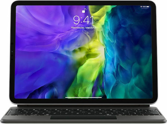 Apple Flip Cover mit Tastatur Englisch US Schwarz für iPad Pro 2020 11"
