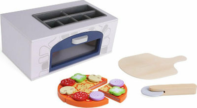 Gerardo’s Toys Kids Household Appliance Pizza Oven with Accessories made of Wood for 3+ Years Old