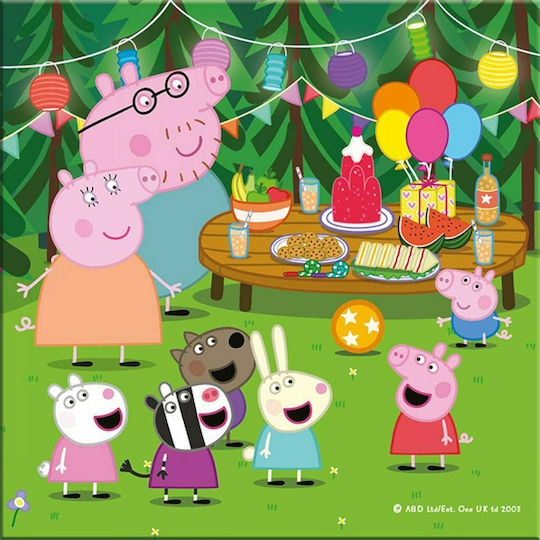 Παιδικό Puzzle Peppa το Γουρουνάκι σε Διακοπές για 5+ Ετών 55pcs Dino