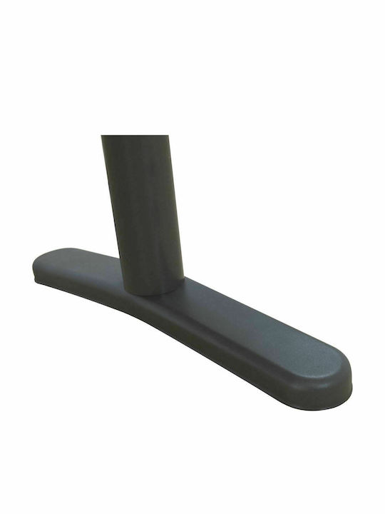 Meeting Table Wooden Grey / Cherry with Metal Legs 240x120x75cm