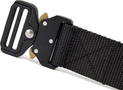 Talos quick release belt with metal buckle black 130 cm