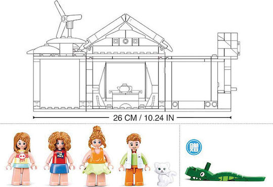 Sluban Blocuri Our New Home pentru 6-12 ani Ani 410buc