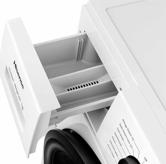 Hisense Mașină de Spălat Rufe 7kg cu Tehnologie cu Abur 1200 Rotiri WFPV7012EM