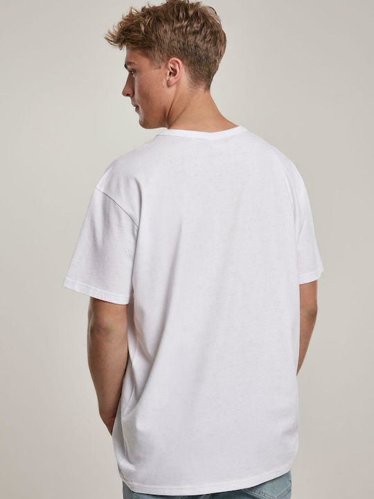 Urban Classics TB3085 Men's Short Sleeve T-shirt White