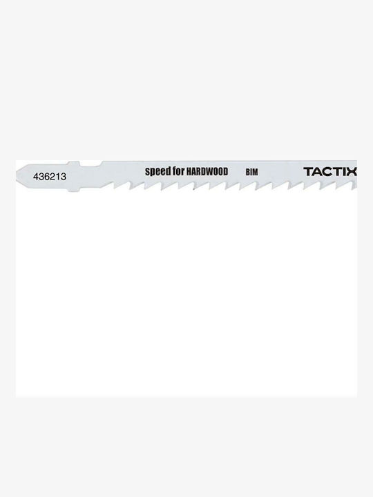 Tactix 436213 Λάμες BI-Metal με Χοντρό Δόντι για Ξύλο 100mm 5τμχ