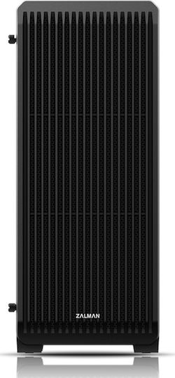 Zalman S2 TG Gaming Midi Tower Κουτί Υπολογιστή με Πλαϊνό Παράθυρο Μαύρο