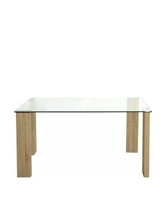 Dining Room Rectangular Table Sonoma 140x80x75cm