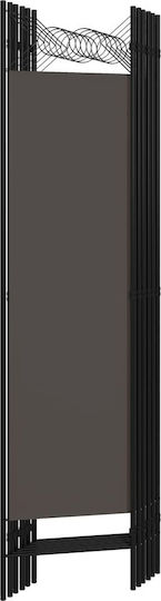 vidaXL Decorativ Paravan Metalic cu 6 Panouri 240x180cm