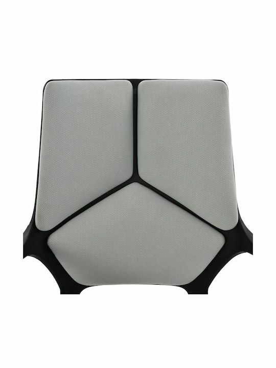 Fotoliu Vizitator cu Brațe Gri 64x60x94.5cm 1buc