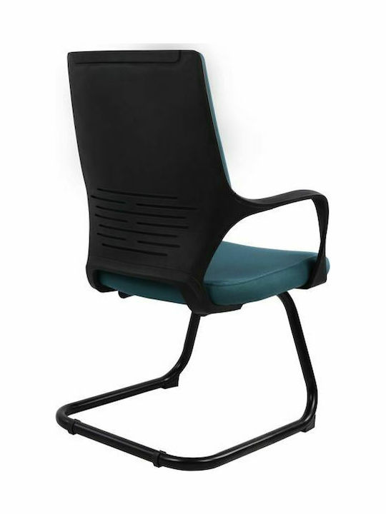 Armchair Visitor with Arms Blue / Black 63.5x59x94.5cm 1pcs