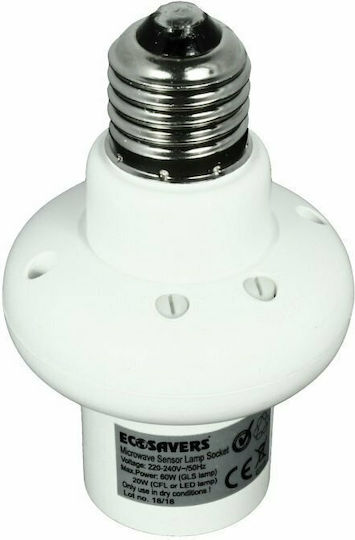 Ecosavers EcoSavers Microwave Lampbase Ντουί Ρεύματος με Υποδοχή E27 1790