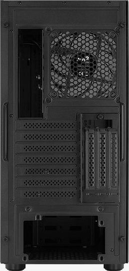 Aerocool Cronus Gaming Midi-Turm Computergehäuse mit Seitenfenster und RGB-Beleuchtung Schwarz