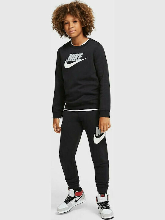 Fleece Hanorac Copii Negru Sportswear Club