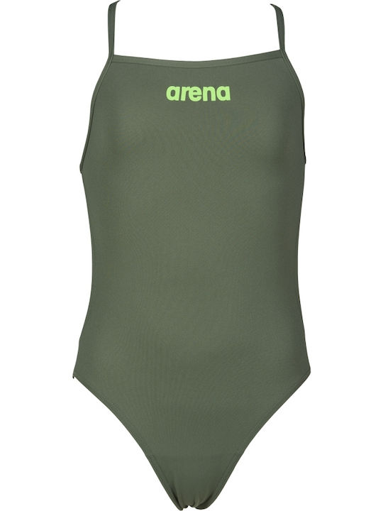 Arena Kids Swimwear One-Piece Training Khaki