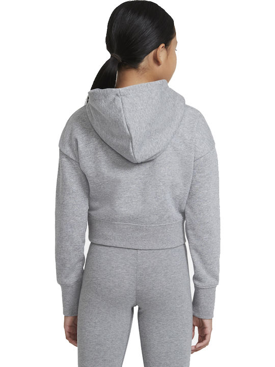 Kinder-Sweatshirt Gekürzt mit Kapuze Gray Air