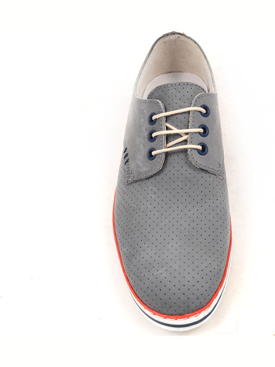 6570 Leder Herren Freizeitschuhe Gray
