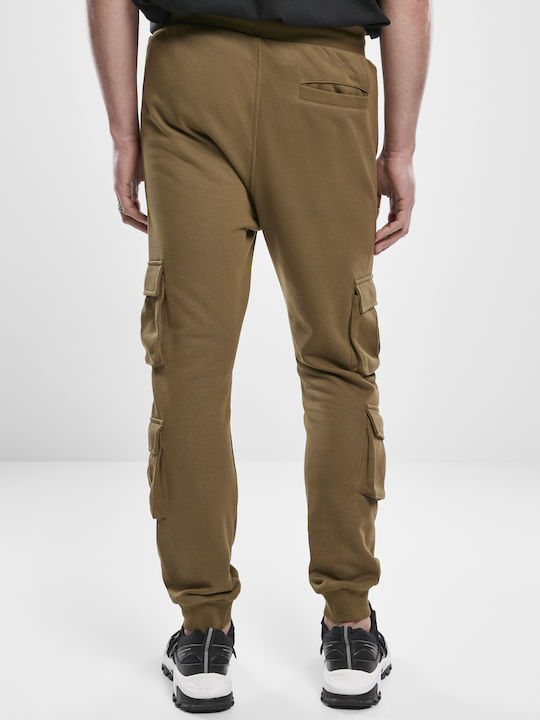 Urban Classics Men's Sweatpants with Rubber Olive