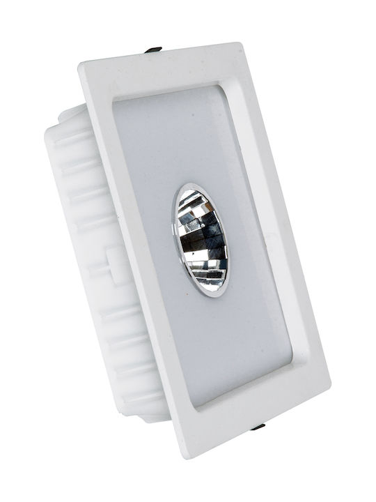 VK Lighting Outdoor Ceiling Spot with Integrated LED in White Color 64173-035115