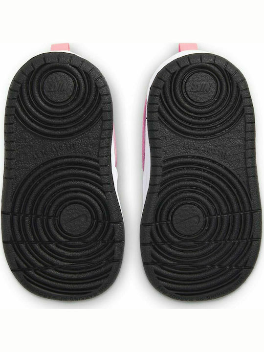 Borough Low 2 Kids Sports Shoes with Hoop & Loop Closure White