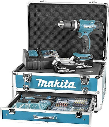 Makita DHP453RFX2 Percussive Drill Driver Battery 18V 2x3Ah