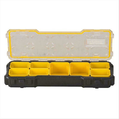 Stanley FatMax Pro Tool Compartment Organiser 8 Slot with Removable Box Yellow 43.2x15.2x6.4cm