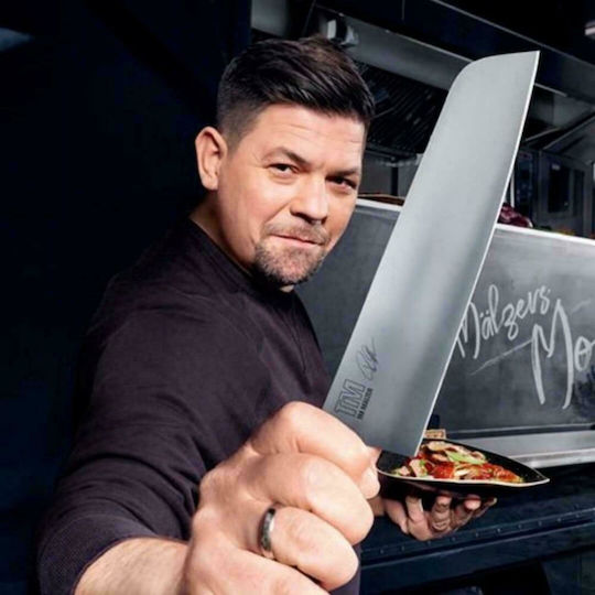 Kai Tim Malzer Kamagata Knife Santoku from Stainless Steel 20cm