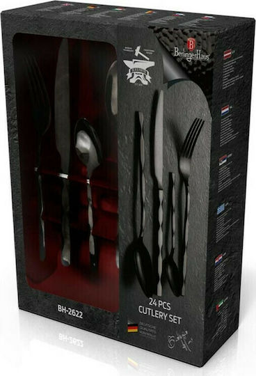 Berlinger Haus Black Smith Collection Σετ Μαχαιροπίρουνα 24τμχ