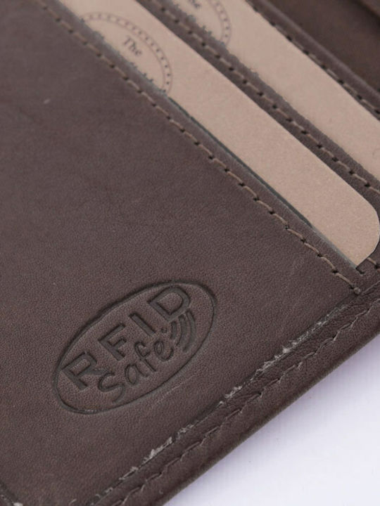 Hereford Leather Men's Wallet Classic Brown