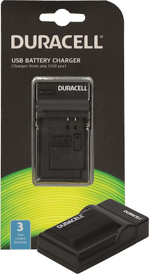 Duracell Einzeln Batterieladegerät USB Charger for DR9964/Olympus BLS-5 Universelle Kompatibilität