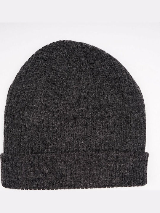 Beanie Unisex Σκούφος Πλεκτός σε Γκρι χρώμα