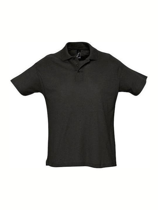 Sol's Summer Ii Men's Short Sleeve Promotional T-Shirt Black