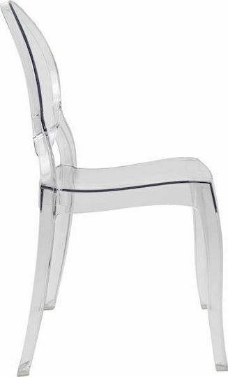Καρέκλα Κουζίνας 42.5x52x89.5εκ. Διάφανη