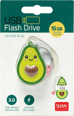 Legami Milano Avocado 16GB USB 3.0 Stick Πολύχρωμο