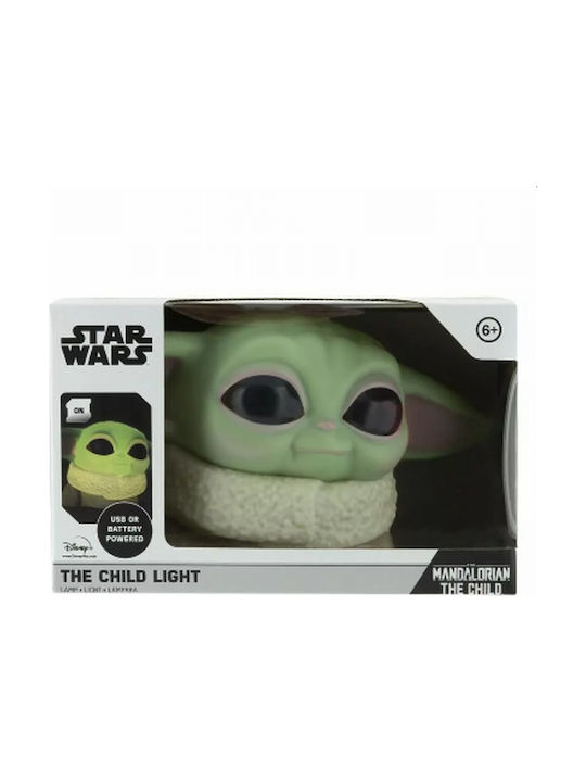 Paladone Kinder Dekorative Lampe Star Wars The Mandalorian - The Child Grün 15εκ.