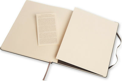 Moleskine Notebook with Blank Pages and Elastic Black QP092EN