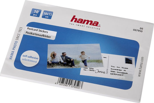 HAMA Small Adhesive Labels in Black Color 10x15mm