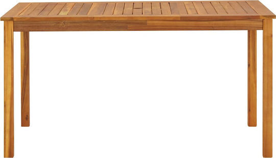 Tisch 140x80x74cm Braun Tisch 140x80x74cm Braun