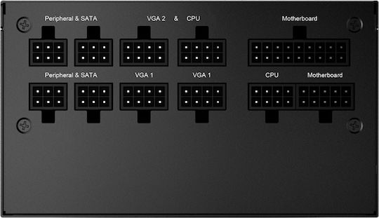 MSI MPG A650GF 650W Μαύρο Τροφοδοτικό Υπολογιστή Full Modular 80 Plus Gold
