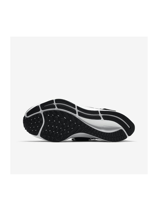 Air Zoom Pegasus 37 Flyease 4E Wide Sport Shoes Running Black / White / Smoke Grey